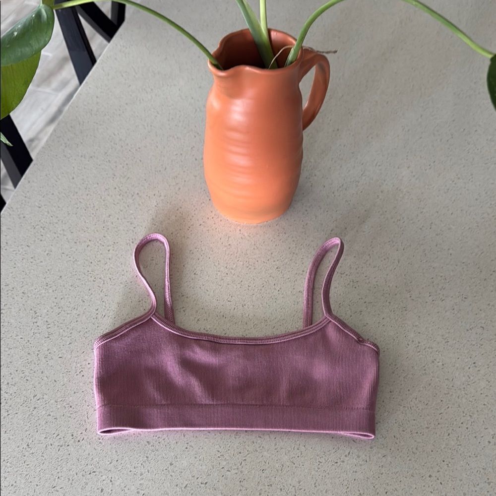 NWOT Out from Under Urban Outfitters Lavender Purple Purple Bralette XS/S Ribbed